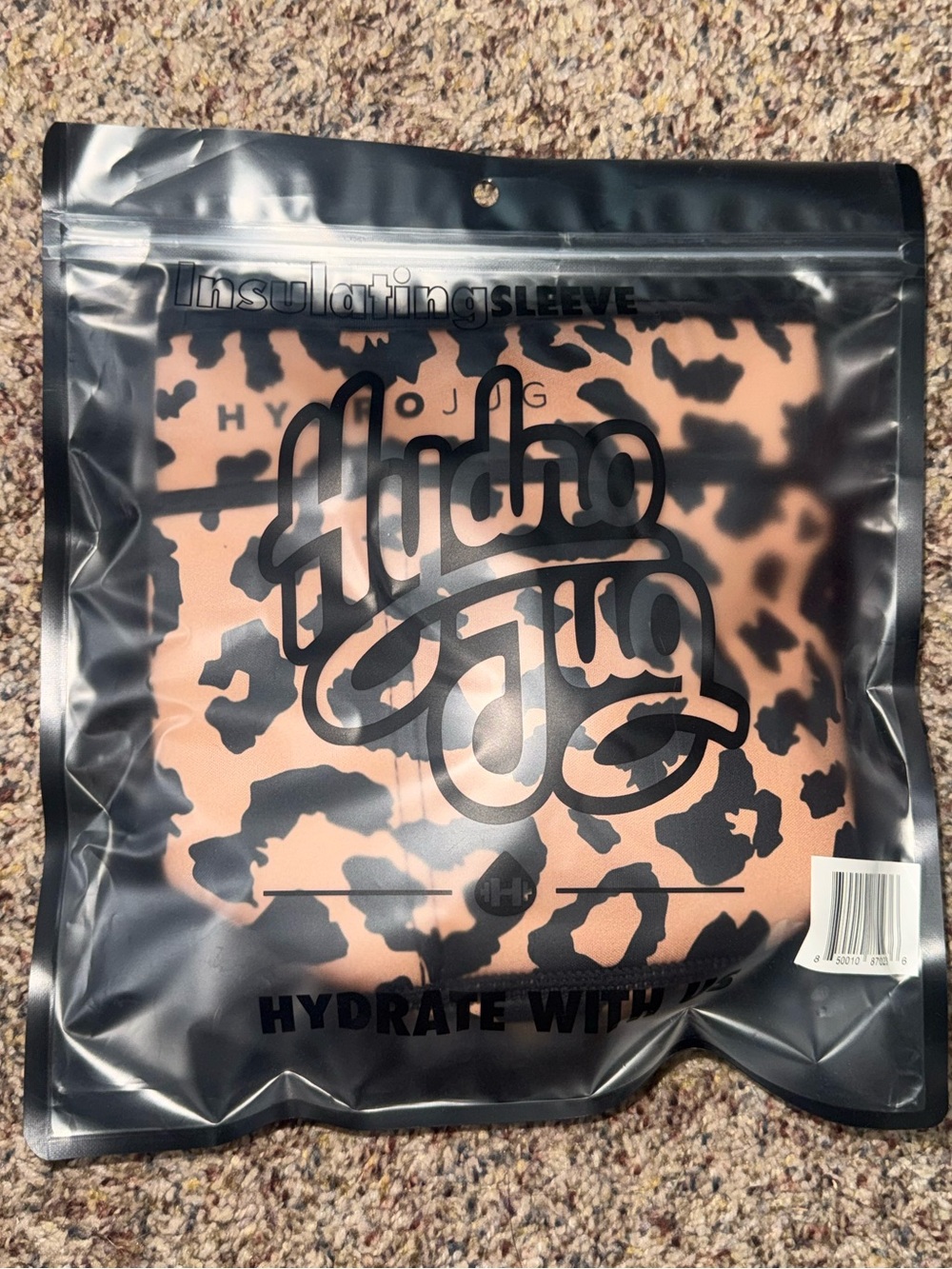 HydroJug Leopard Print Insulating Sleeve